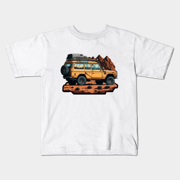 Montain trip Kids T-Shirt by Shut up & Drive